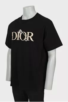 Men's T-shirt with embroidered logo