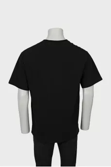Men's T-shirt with embroidered logo