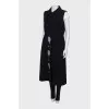 Black vest dress