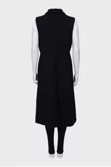 Black vest dress