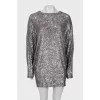 Silver dress with sequins