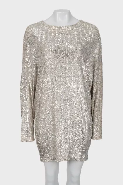 Slim sequin dress