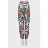 Floral trousers