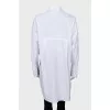 White shirt long at the back