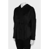 Black oversized hoodie
