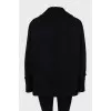 Cropped coat with embroidery