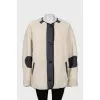 Reversible oversized jacket