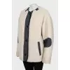 Reversible oversized jacket