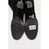 Suede high heel boots