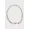 Necklace made of silver beads