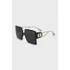 Sunglasses with gold temples