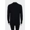 Cashmere cardigan with gold buttons