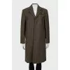 Striped coat with tag