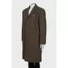 Striped coat with tag