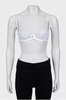 Lace white bodice with tag