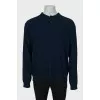 Men's blue polo pullover