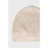 Knitted hat made of linen and cotton