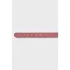 Pink embossed belt