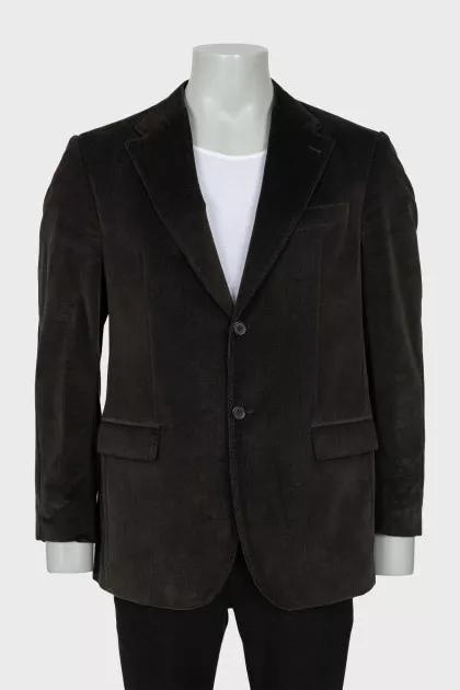 Men's cashmere and cotton jacket