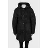 Oversized quilted jacket