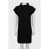 Short sleeve wool dress
