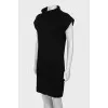 Short sleeve wool dress