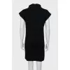 Short sleeve wool dress