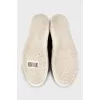 Leather slip-ons with embroidery