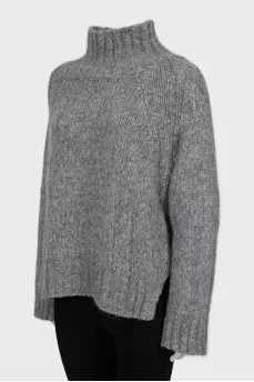 Knitted alpaca sweater
