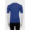 Knitted T-shirt with print