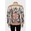Printed silk shirt