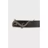 Lizard buckle belt