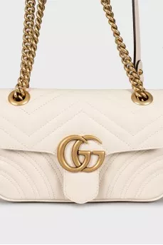 Шкіряна сумка GG Marmont