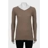 Cashmere V-neck sweater