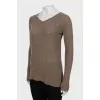 Cashmere V-neck sweater