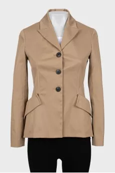 Brown fitted jacket