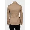 Brown fitted jacket