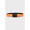 Orange belt with logo buckle