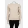 Sweatshirt with embroidered logo