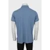 Men's blue polo shirt