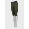Green sports bike shorts