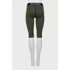 Green sports bike shorts