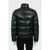 Quilted green jacket with tag