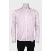 Men's fitted printed shirt