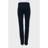 Blue tapered trousers
