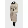 Reversible quilted coat