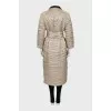 Reversible quilted coat