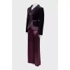 Purple suit with trousers