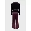 Purple suit with trousers