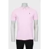 Men's pink polo shirt